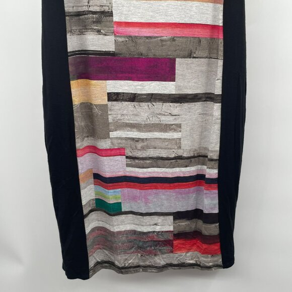 WESTON Womens Bodycon Sheath Dress Sleeveless Colorful Size Medium New - Picture 3 of 9